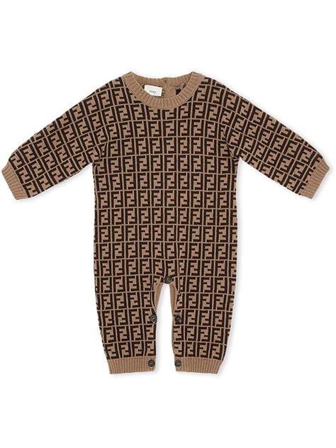 fendi baby onsie